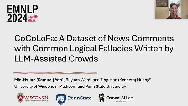 CoCoLoFa: A Dataset of News Comments with Common Logical Fallacies Written by LLM-Assisted Crowds