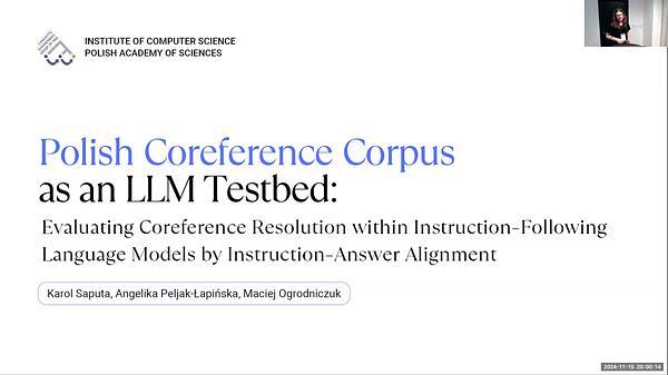 Polish Coreference Corpus as an LLM Testbed: Evaluating Coreference Resolution within Instruction-Following Language Models by Instruction-Answer Alignment