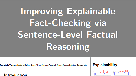 Improve Explainable Fact-Checking via Sentence-Level Factual Reasoning