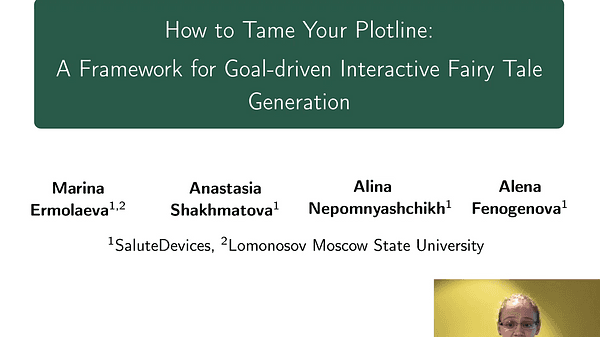 How to tame your plotline: A framework for goal-driven interactive fairy tale generation