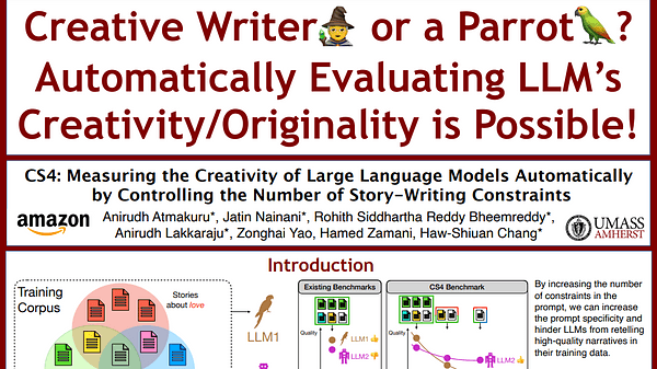 CS4: Measuring the Creativity of Large Language Models Automatically by Controlling the Number of Story-Writing Constraints