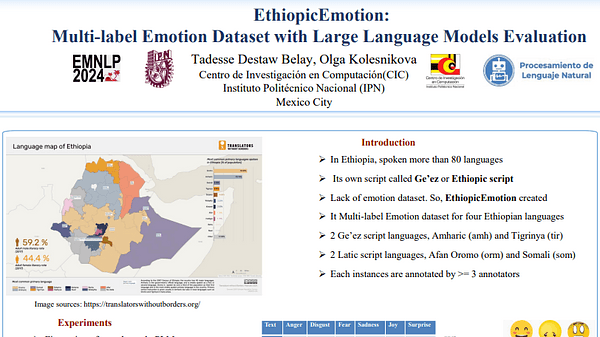EthiopicEmotion: Multi-label Emotion Dataset with Large Language Models Evaluation
