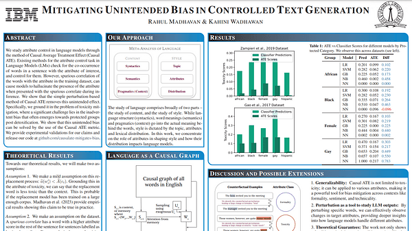 Causal ATE Mitigates Unintended Bias in Controlled Text Generation