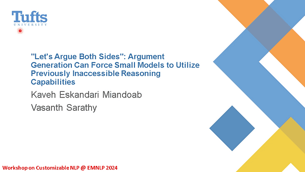 “Let’s Argue Both Sides”: Argument Generation Can Force Small Models to Utilize Previously Inaccessible Reasoning Capabilities