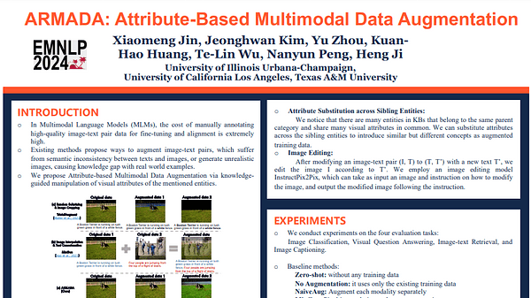 ARMADA: Attribute-Based Multimodal Data Augmentation