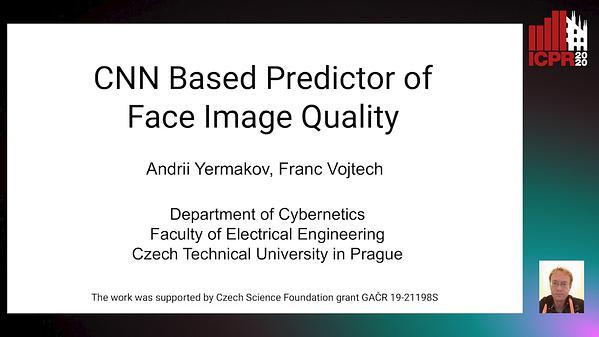 CNN Based Predictor of Face Image Quality