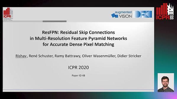 ResFPN: Residual Skip Connections in Multi-Resolution Feature Pyramid Networks for Accurate Dense Pixel Matching