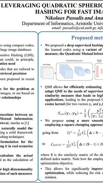 Leveraging Quadratic Spherical Mutual Information Hashing for Fast Image Retrieval