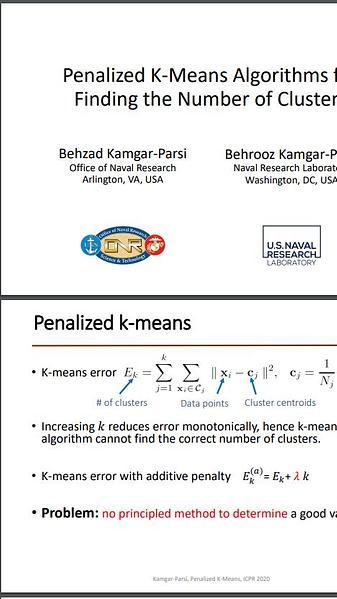 Penalized K-Means Algorithms for Finding the Number of Clusters