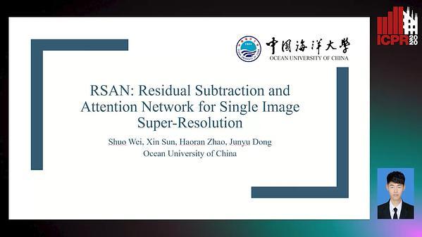 RSAN: Residual Subtraction and Attention Network for Single Image Super-Resolution