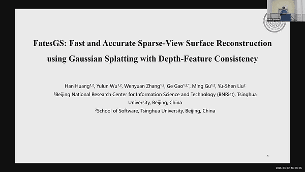 FatesGS: Fast and Accurate Sparse-View Surface Reconstruction Using Gaussian Splatting with Depth-Feature Consistency