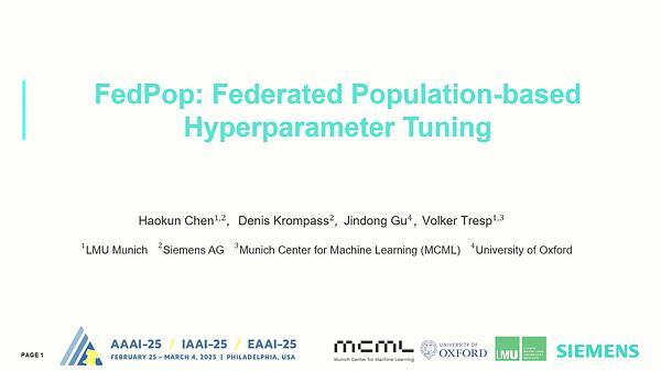 FedPop: Federated Population-based Hyperparameter Tuning