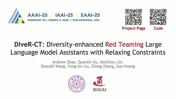 DiveR-CT: Diversity-enhanced Red Teaming Large Language Model Assistants with Relaxing Constraints
