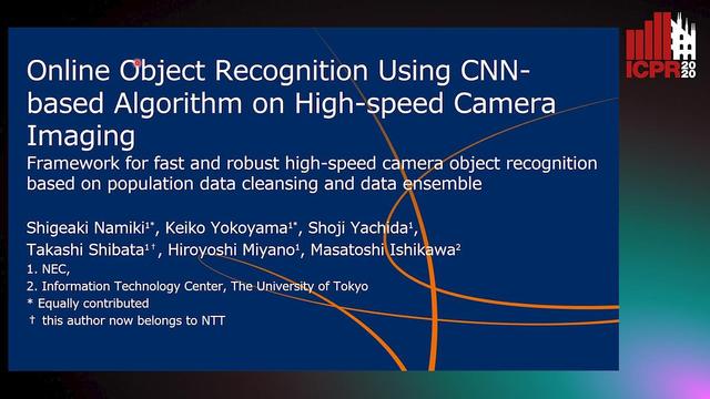 Underline | Online Object Recognition Using CNN-based Algorithm on High ...