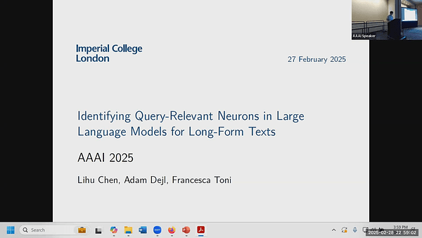 Identifying Query-Relevant Neurons in Large Language Models for Long-Form Texts