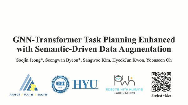 GNN-Transformer Task Planning Enhanced with Semantic-Driven Data Augmentation