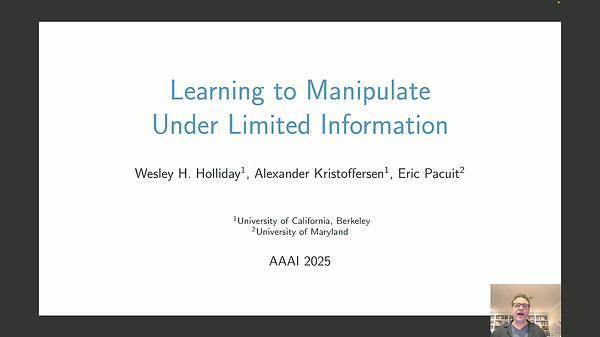 Learning to Manipulate Under Limited Information