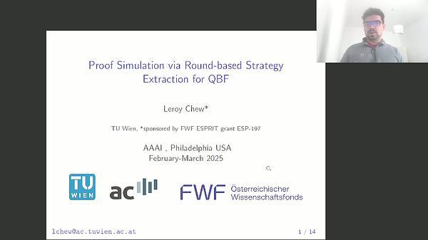 Proof Simulation via Round-based Strategy Extraction for QBF