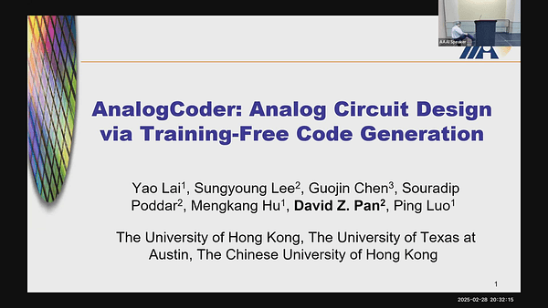 AnalogCoder: Analog Circuit Design via Training-Free Code Generation