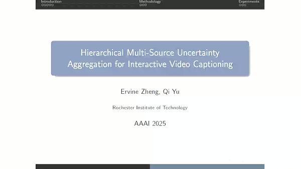 Hierarchical Multi-Source Uncertainty Aggregation for Interactive Video Captioning
