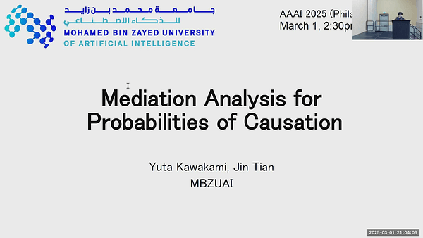 Mediation Analysis for Probabilities of Causation