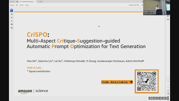 CriSPO: Multi-Aspect Critique-Suggestion-guided Automatic Prompt Optimization for Text Generation