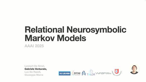 Relational Neurosymbolic Markov Models