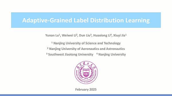 Adaptive-Grained Label Distribution Learning