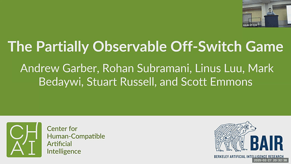 The Partially Observable Off-Switch Game