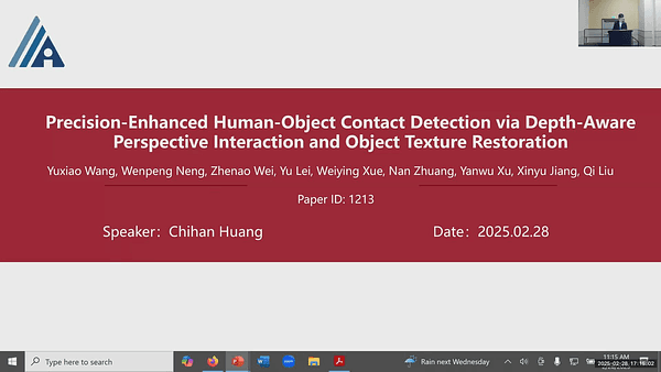 Precision-Enhanced Human-Object Contact Detection via Depth-Aware Perspective Interaction and Object Texture Restoration