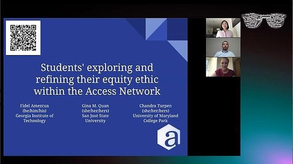 Students' exploring and refining their equity ethic within the Access Network