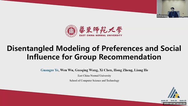 Disentangled Modeling of Preferences and Social Influence for Group Recommendation