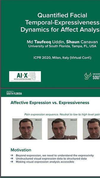 Quantified Facial Temporal-Expressiveness Dynamics for Affect Analysis