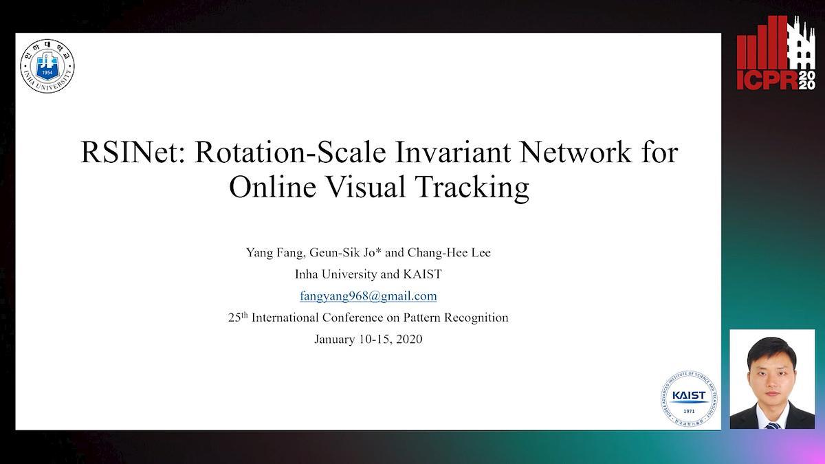 RSINet: Rotation-Scale Invariant Network for Online Visual Tracking ...