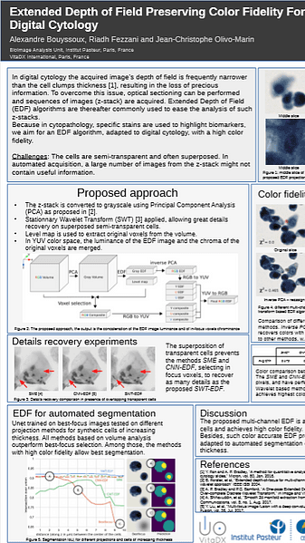 Extended Depth of Field Preserving Color Fidelity For Automated Digital Cytology