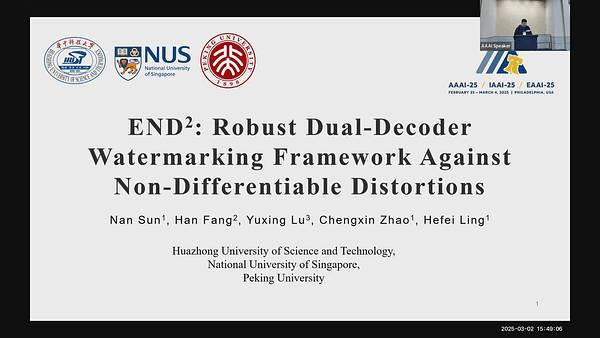END^2: Robust Dual-Decoder Watermarking Framework Against Non-Differentiable Distortions