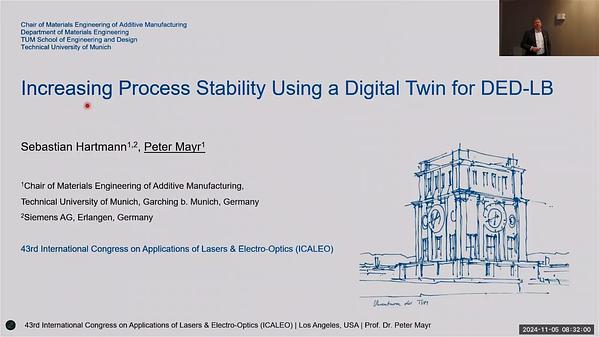 Increasing Process Stability Using a Digital Twin for DED-LB
