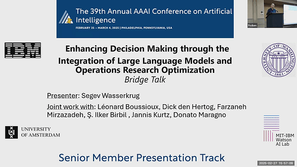 Enhancing Decision Making Through the Integration of Large Language Models and Operations Research Optimization
