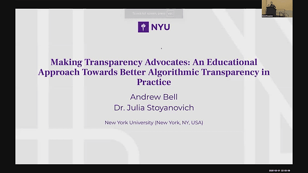 Making Transparency Advocates: An Educational Approach Towards Better Algorithmic Transparency in Practice