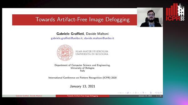 Towards Artifact-Free Image Defogging