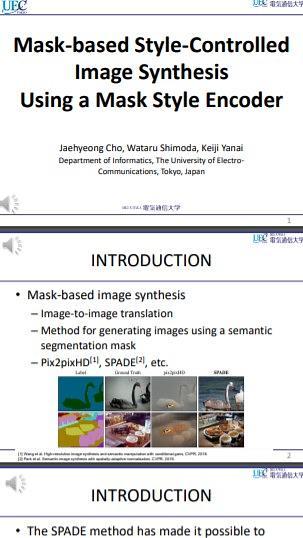 Mask-based Style-Controlled Image Synthesis Using a Mask Style Encoder