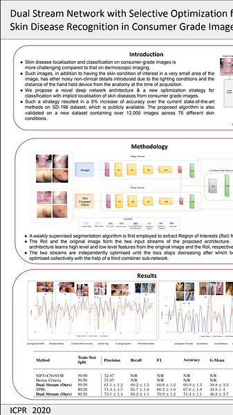 Dual Stream Network with Selective Optimization for Skin Disease Recognition in Consumer Grade Images