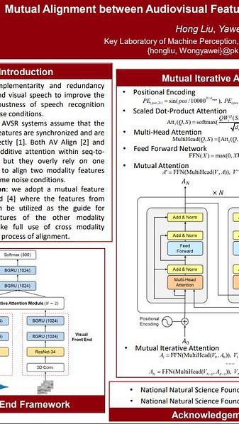 Mutual Alignment between Audiovisual Features for End-to-End Audiovisual Speech Recognition