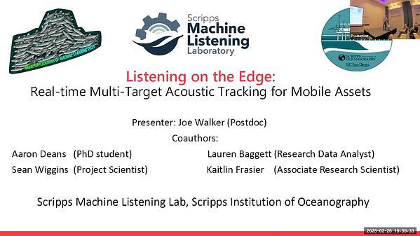 Listening at the Edge: Real-time Multi-Target Acoustic Tracking for Mobile Assets