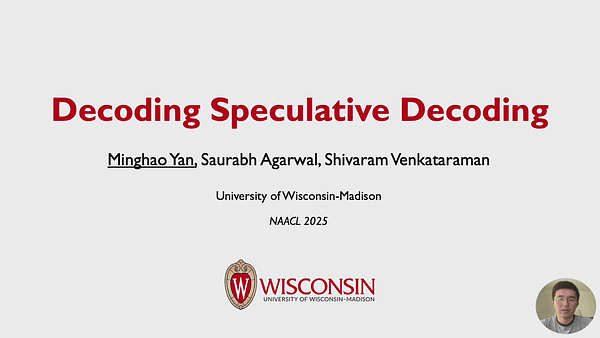 Decoding Speculative Decoding