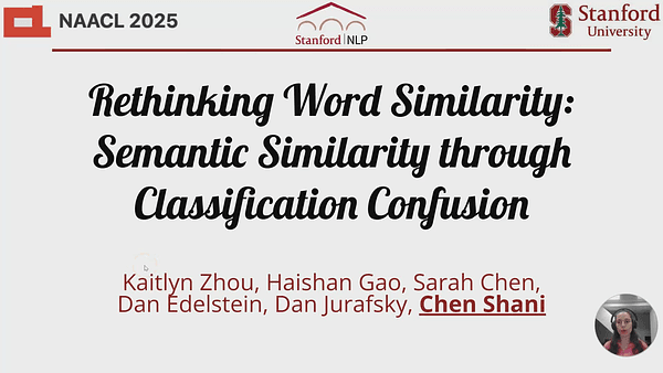 Rethinking Word Similarity: Semantic Similarity through Classification Confusion
