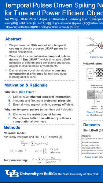 Temporal Pulses Driven Spiking Neural Network for Time and Power Efficient Object Recognition in Autonomous Driving