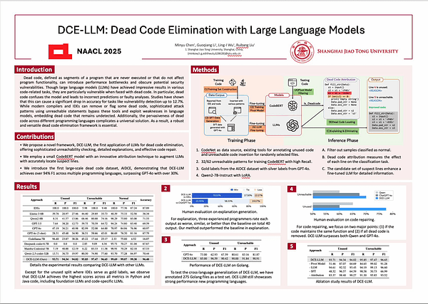 DCE-LLM: Dead Code Elimination with Large Language Models