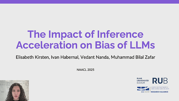 The Impact of Inference Acceleration on Bias of LLMs