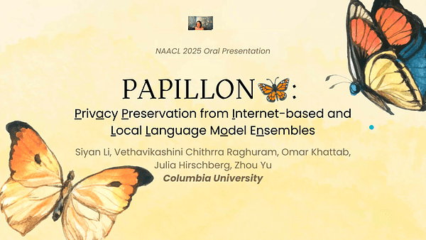 PAPILLON: Privacy Preservation from Internet-based and Local Language Model Ensembles